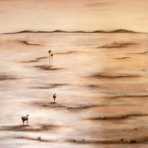 Paisaje, técnica mixta sobre lienzo. 120X145cm