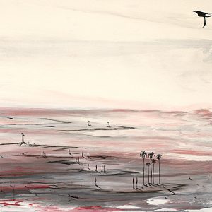 Serie Espacios VI, acrílico sobre lienzo.65X75cm