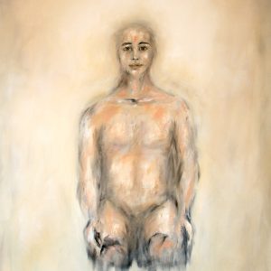 Figura humana I, óleo sobre lienzo. 100X78cm