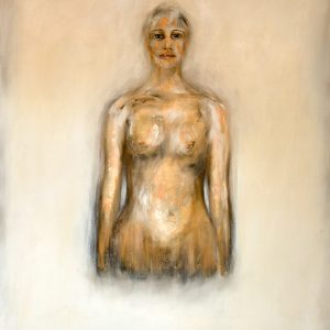 Figura humana II, óleo sobre lienzo. 100X78cm
