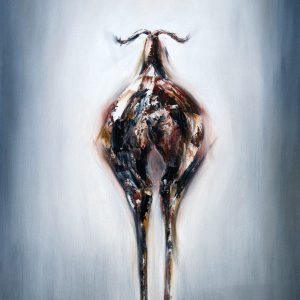 Cabra I, óleo sobre lienzo, 80x50cm