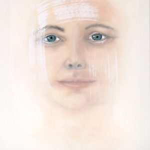 Retrato II, óleo sobre lienzo. 75X65cm