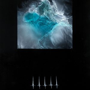 Serie De Otros Mundos 9, mixta sobremetacrilato,60x50cm