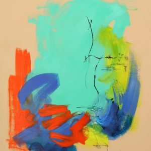 Serie Isla5, mixta sobre lienzo, 78x66cm