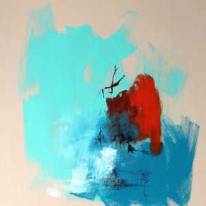 Serie Isla6, mixta sobre lienzo, 57x72cm