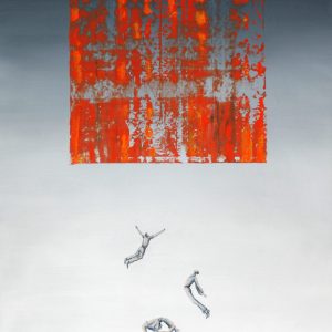 Serie Entre Silencios2, 1, mixta sobre lienzo. 145X120cm